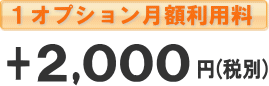オプション月額利用料